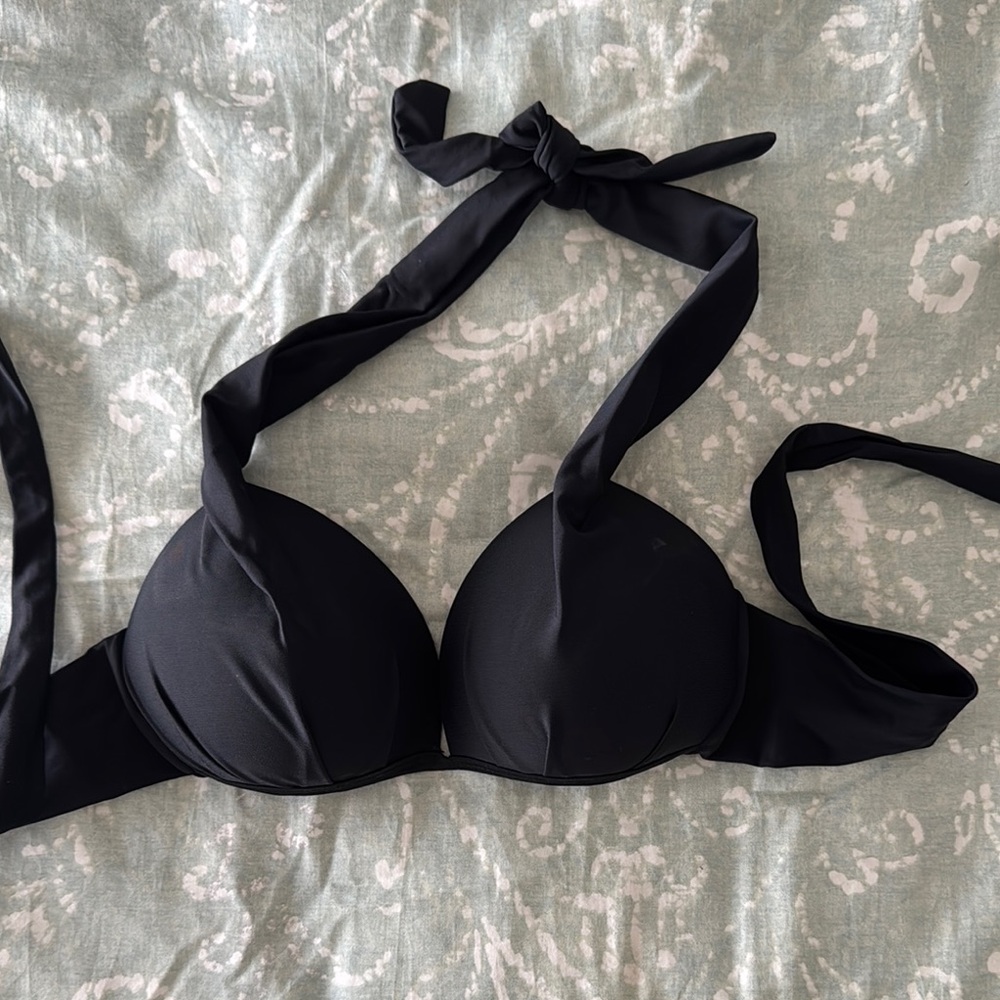 Apollo Swim Black Structured Bikini Top and Bottom - Picture 4 of 5